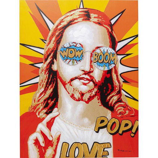 Home Decor Pictures Canvas Picture Touched Funky Jesus 90x120