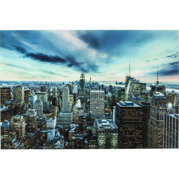 Sunset New York Photo Canvas Print and Home top Decor.