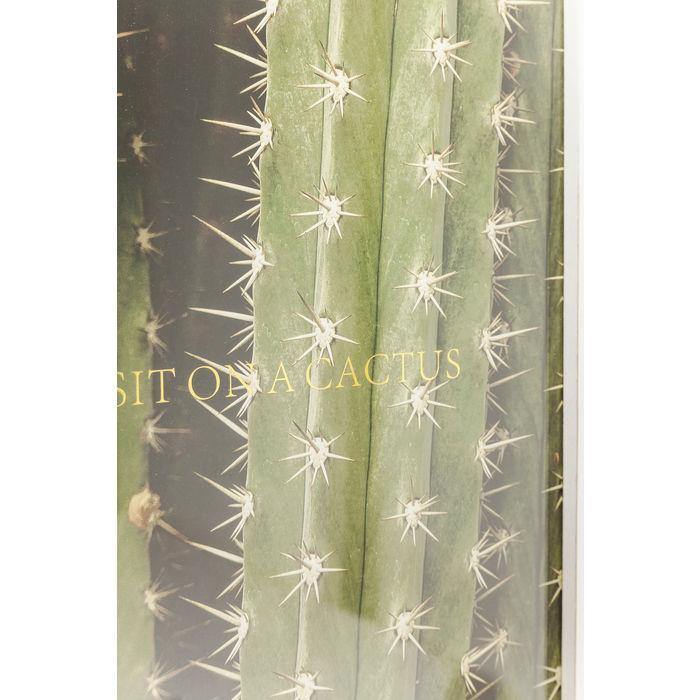 Home Decor Wall Art Picture Frame Cactus 45x33cm