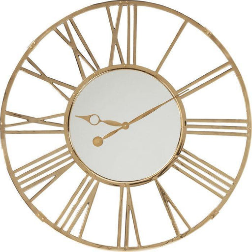 Home Decor Clocks Wall Clock Giant Gold Ø120cm
