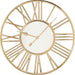 Home Decor Clocks Wall Clock Giant Gold Ø80cm