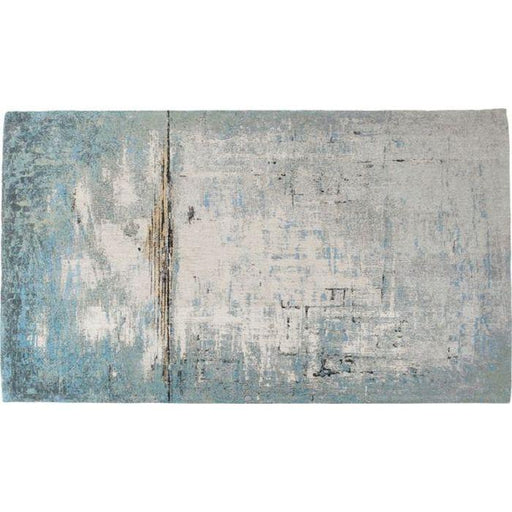 Living Room Furniture Area Rugs Carpet Abstract Light Blue 200x300cm