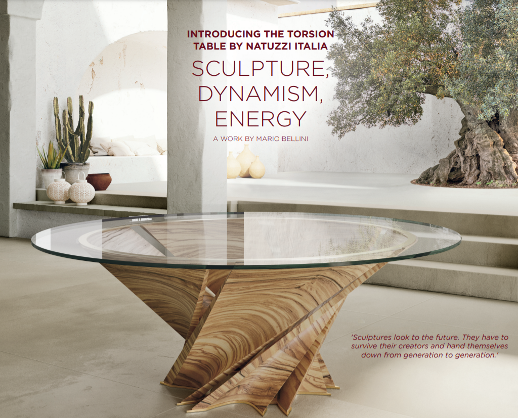 Natuzzi Italia | Natuzzi Torsion Table Natuzzi Italia | Natuzzi Torsion Table