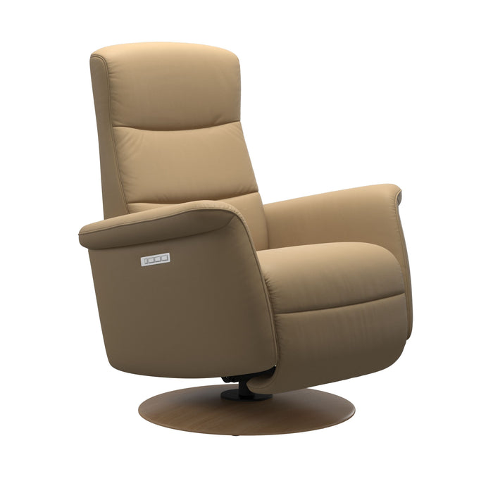 Stressless® Mike (M) Power with Moon wood base