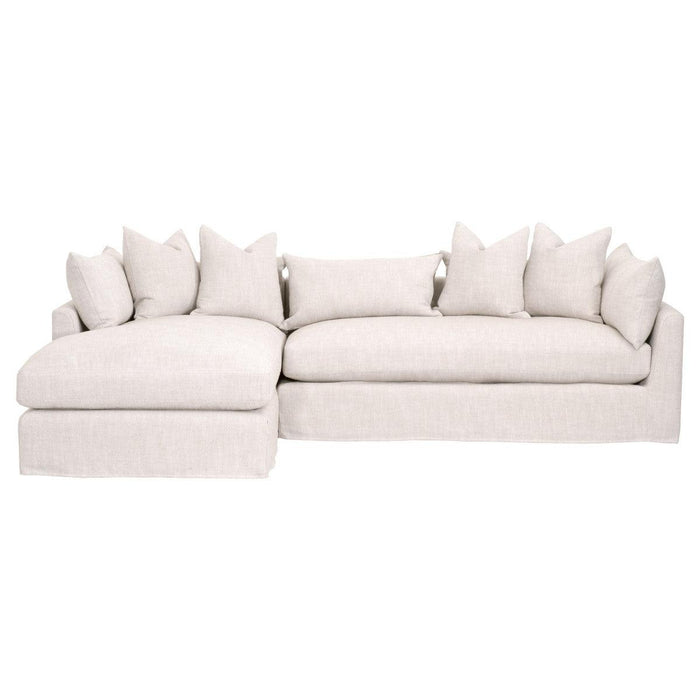 Sofas - Essentials For Living - Haven 110" Lounge Slipcover LF Sectional - Rapport Furniture