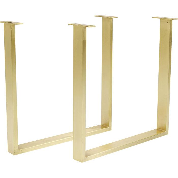 Living Room Furniture Tables Base Tavola Brass (2/Set)