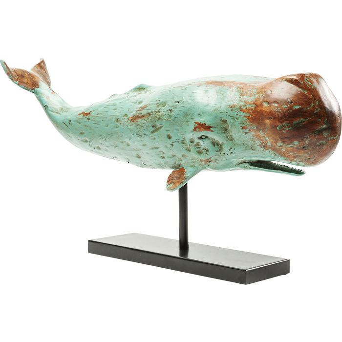 Sculptures Home Decor Deco Figurine Whale Base 77cm