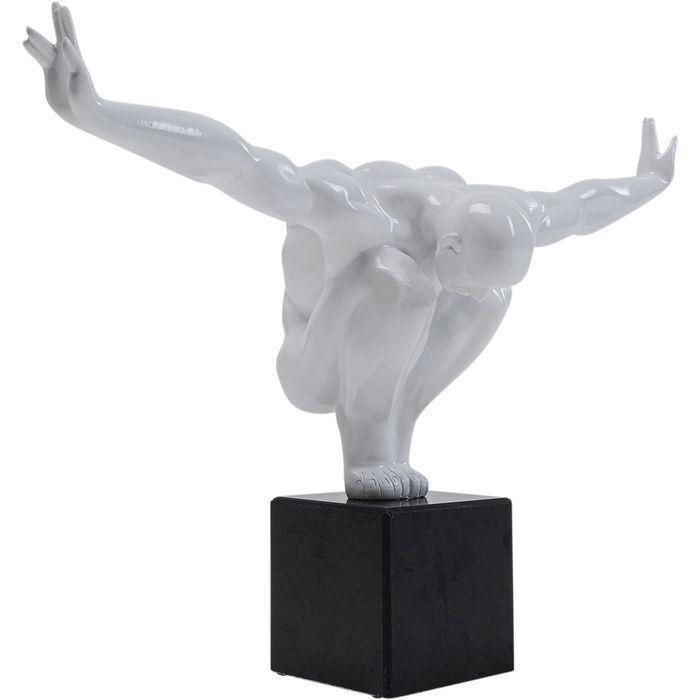 Sculptures Home Decor Deco Object Athlet White Small