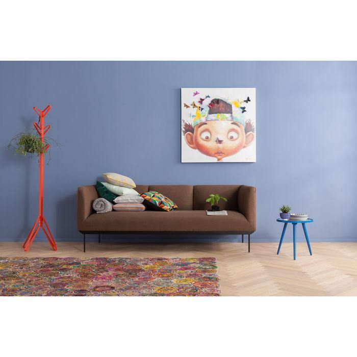 Home Decor Wall Art Picture Touched Boy with Butterflies 100x100cm
