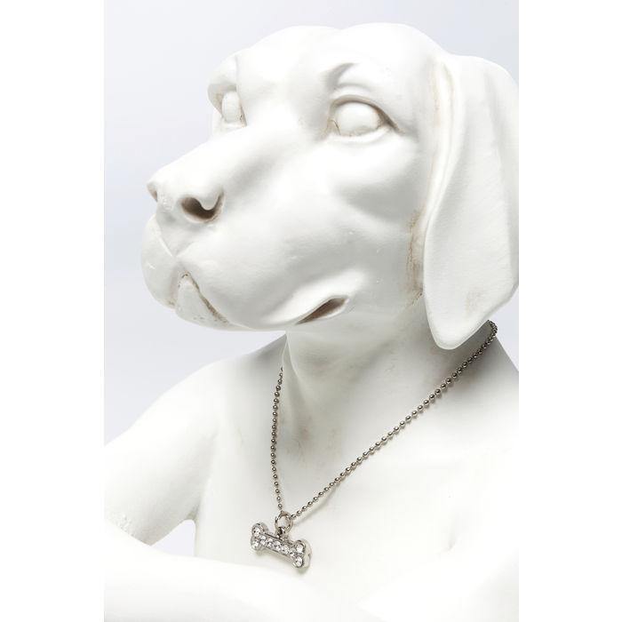 Sculptures Home Decor Deco Figurine Gangster Dog Cream