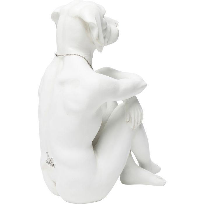 Sculptures Home Decor Deco Figurine Gangster Dog Cream