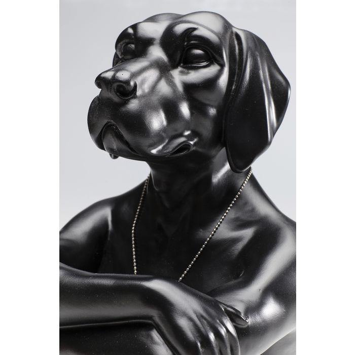 Sculptures Home Decor Deco Figurine Gangster Dog Black