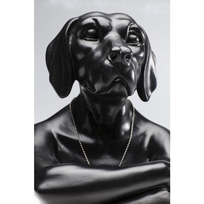 Sculptures Home Decor Deco Figurine Gangster Dog Black