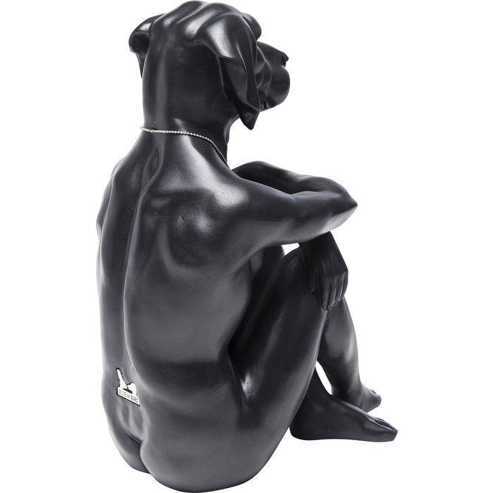 Sculptures Home Decor Deco Figurine Gangster Dog Black