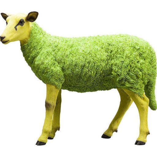 Sculptures Home Decor Deco Figurine Sheep Colore Green