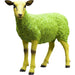 Sculptures Home Decor Deco Figurine Sheep Colore Green