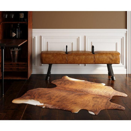 Living Room Furniture Area Rugs Carpet Hide Brown-white 150x190cm