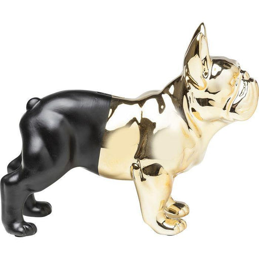 Sculptures Home Decor Money Box Bulldog Gold-Black