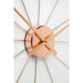 Home Decor Clocks Wall Clock Like Umbrella Rose Gold