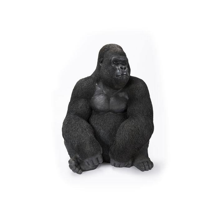 Sculptures Home Decor Deco Object Monkey Gorilla Side XL Black
