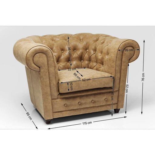 Area Rugs - Kare Design - Armchair Cambridge Vintage Econo - Rapport Furniture