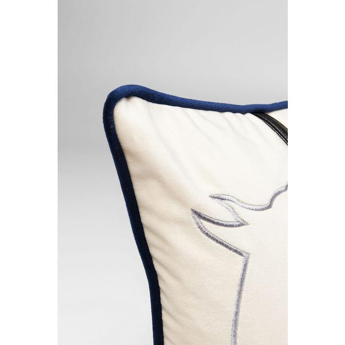 Home Decor Pillows Cushion Horsefaces 28x50cm