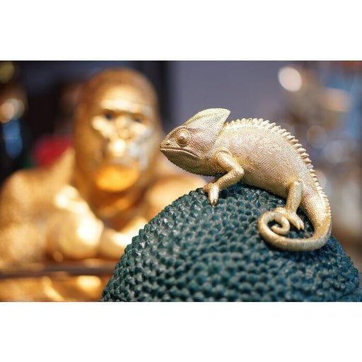 Sculptures Home Decor Deco Box Chameleon 34