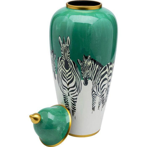 Sculptures Home Decor Deco Jar Zebras 63