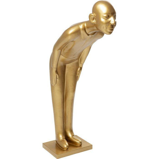 Sculptures Home Decor Deco Figurine Welcome Guests Gold Big