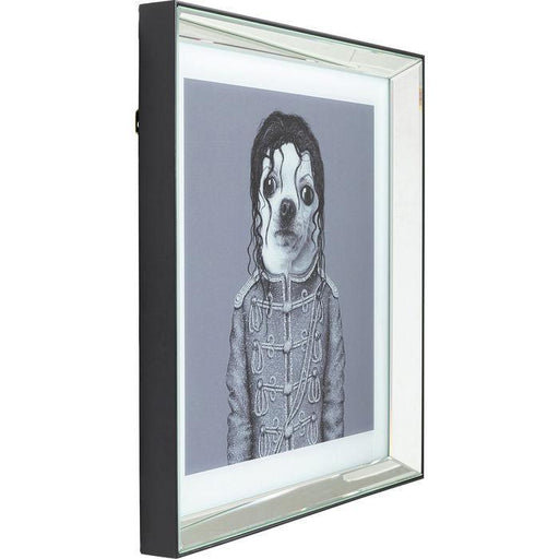 Home Decor Wall Art Picture Frame Mirror King Dog 60x60