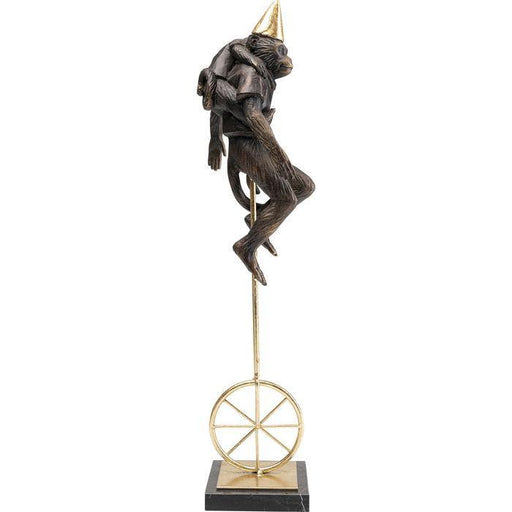 Sculptures Home Decor Deco Object Circus Monkey Couple