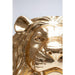 Sculptures Home Decor Deco Planter Lion Gold