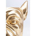 Sculptures Home Decor Deco Planter Bulldog Gold