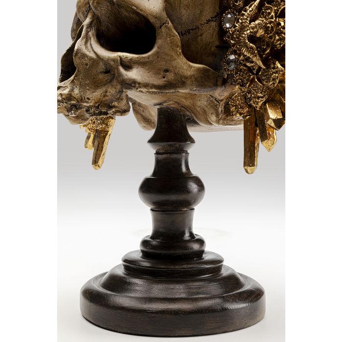 Sculptures Home Decor Deco Object King Skull 42cm