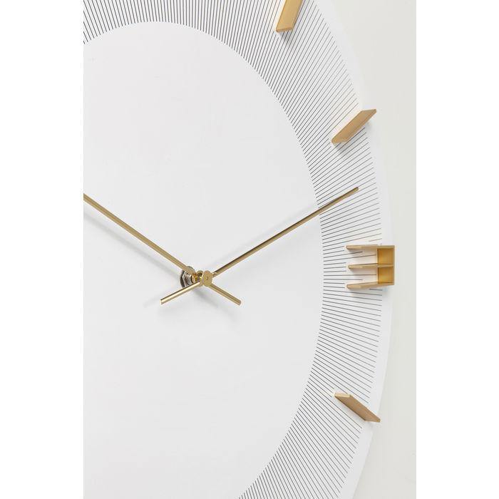 Home Decor Clocks Wall Clock Leonardo White/Gold