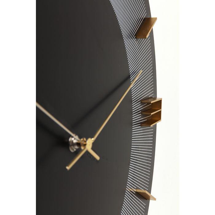 Home Decor Clocks Wall Clock Leonardo Black/Gold 50
