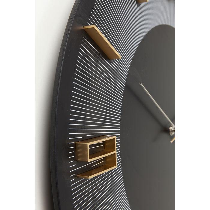 Home Decor Clocks Wall Clock Leonardo Black/Gold 50