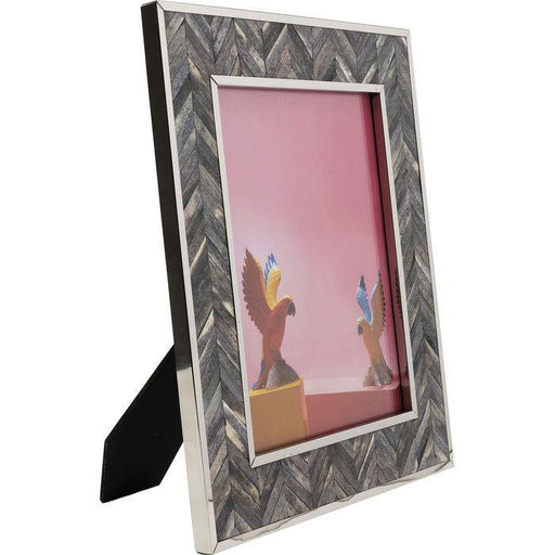 Home Decor - Kare Design - Frame Chevron Grey 20x25 - Rapport Furniture