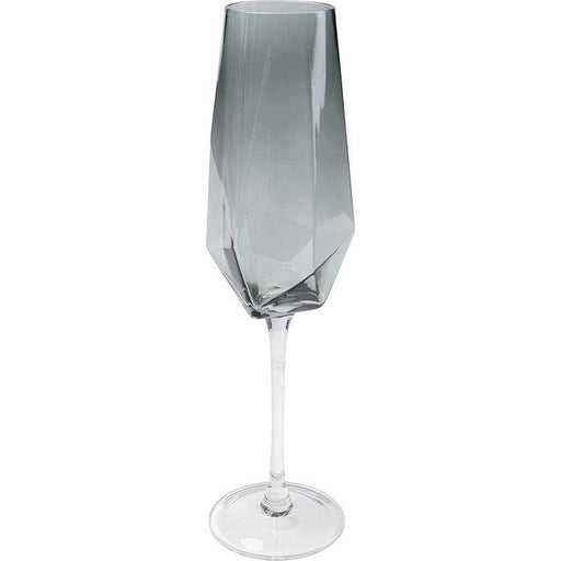 Kitchen Tableware Champagne Glass Diamond Smoke