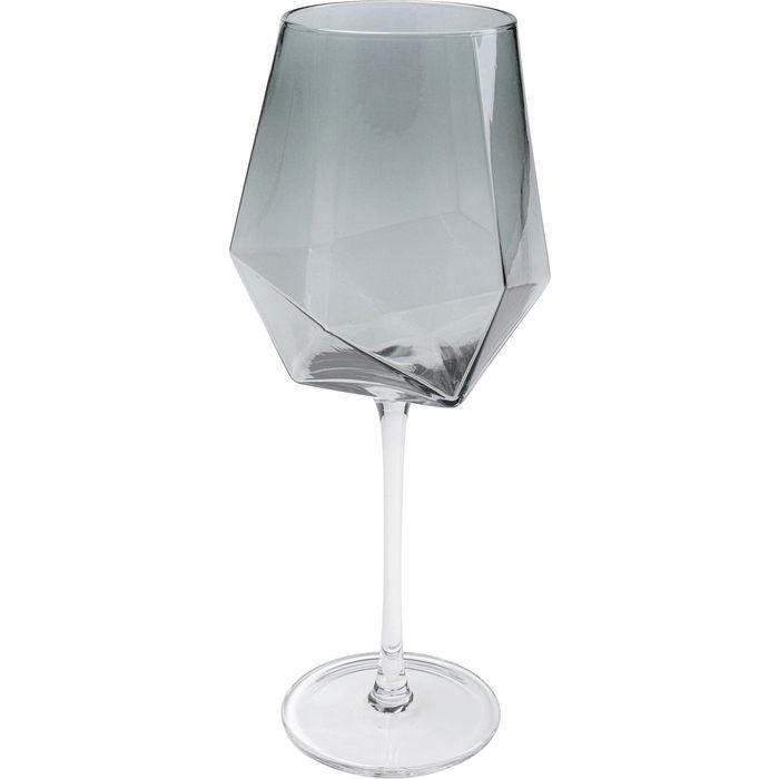 Kitchen Tableware Wine Glass Diamond Smoke