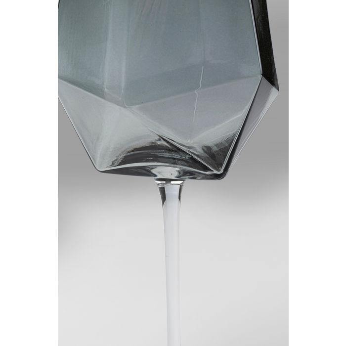 Verres à eau verre fumé - Diamond - Kare Design