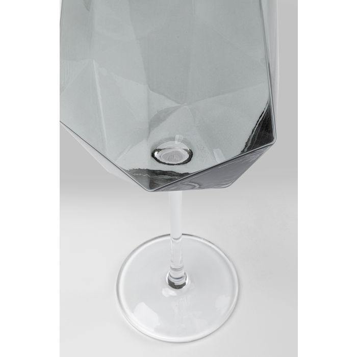 Kitchen Tableware Wine Glass Diamond Smoke