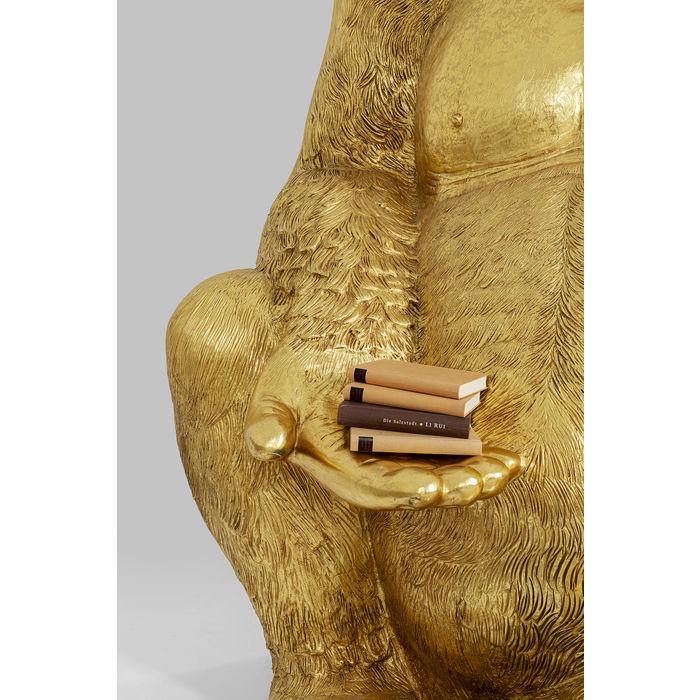 Kare Design  Deco Figurine Gorilla Gold XL 180