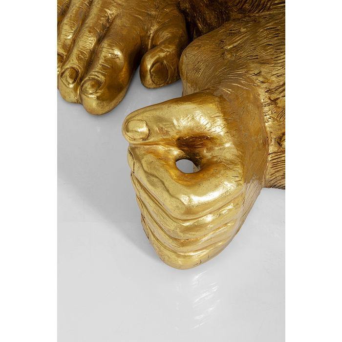 Kare Design  Deco Figurine Gorilla Gold XL 180