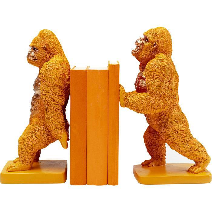 Kare Design | Bookend Gorilla Orange (2/Set)