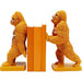 Sculptures Home Decor Bookend Gorilla Orange (2/Set)