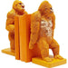 Sculptures Home Decor Bookend Gorilla Orange (2/Set)