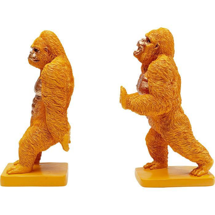 Kare Design | Bookend Gorilla Orange (2/Set)