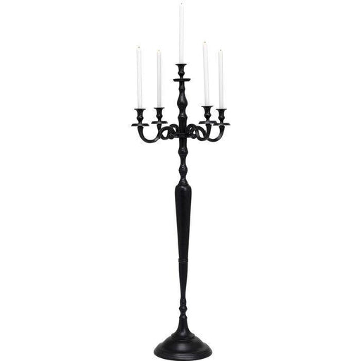 Sculptures Home Decor Candelabra Chalet Matt Black 150