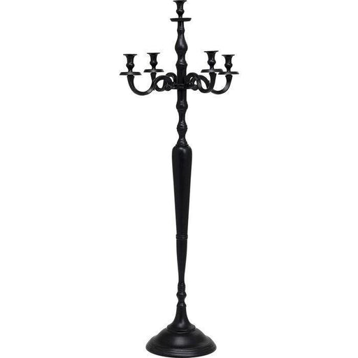 Sculptures Home Decor Candelabra Chalet Matt Black 150